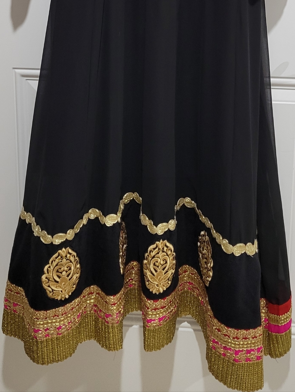 New Boho Anarkali Embroidered & Beaded Tunic Kurta Top XS/S - Picture 6 of 13